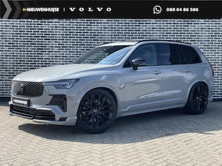 Volvo XC90 2.0 T8 Plug-in hybrid AWD Ultra Black Ed. Exec. | HEICO Edition | Luchtvering met selected level | Geventileerde Nappa lederen stoelen met massage | Trekhaak | Bowers en Wilkins Audio | Gelaagd glas | 22" velgen | 360 camera | Adaptieve cruise control |