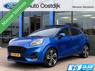 Ford Puma 1.0 EcoBoost Hybrid ST-Line X 125PK Panodak Winterpack Adaptieve Cruise Camera 19'' Velgen B&O Parkeersensoren Full-LED Climate Privacy Glass *Dealer Onderhouden*