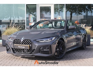BMW 4-serie Cabrio (g23) 420i M-Sport 184pk | Dravitgrau | Carbon | ACC | Climate | HUD | Stoelverwarming | Camera