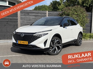 Nissan Qashqai Tekna Plus 1.3 MHEV 158PK Xtronic Automaat Navigatie, Rondomzichtcamera, Keyless, Panoramadak, Elektrische Kofferbak, Stoelverwarming, Massage