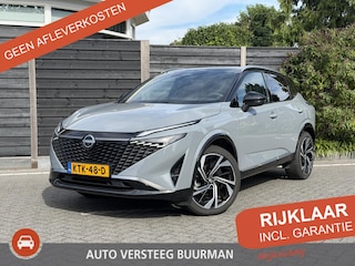 Nissan Qashqai Tekna Plus 1.3 MHEV 158PK Xtronic Automaat Navigatie, Rondomzichtcamera, Keyless, Panoramadak, Elektrische Kofferbak, Stoelverwarming, Massage