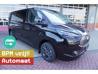 Ford Transit Cust. 320 L2H1 Limited 71 kWh 160KW/180PK Dubbelcab. Automaat nr. V087 | Airco | Adap.Cruise | Navi | 360 Camera | Schuifdeur L+R