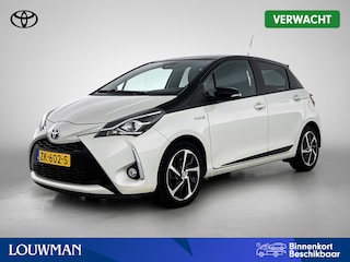Toyota Yaris 1.5 Hybrid Executive Bi-Tone | Dealer onderhouden | Panoramadak | Navigatie | Climate Control | Elektrisch verstel/inklapbare spiegels | Elektrische ramen voor+achter | Cruise Control |