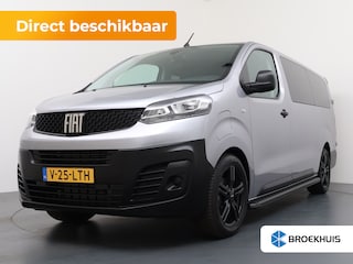 Fiat Scudo L3H1 50kWh DUBBELE CABINE BLACK EDITION | Achterdeuren met ruiten | Airco | Metaalkleur