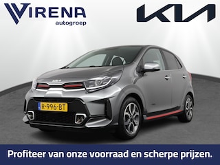 Kia Picanto 1.0 DPi GT-Line - Fietsendragerhaak - Climate Control - Apple Carplay / Android Auto - Lederen bekleding - Fabrieksgarantie tot 07-2029