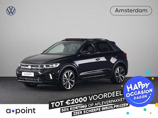 Volkswagen T-Roc 1.5 TSI R-Line 150 pk Automaat (DSG) | Navigatie via App | Panoramadak | Parkeersensoren (Park assist) | Achteruitrijcamera | Black Style pakket | Keyless pakket | R-Line |