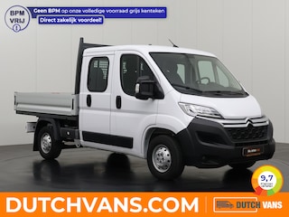 Citroën Jumper 2.2HDi 140PK Dubbele Cabine Open Laadbak | 7-Peroons | Airco | Cruise | 2500Kg Trekhaak