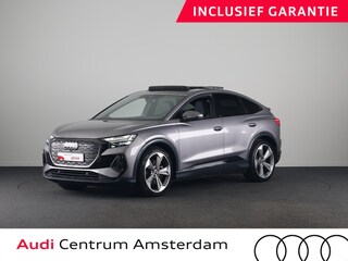Audi Q4 40 S edition 77 kWh 204 pk | Navigatie | Warmtepomp | Panoramadak | Parkeersensoren | Achteruitrijcamera | Lederen bekleding | Lichtmetalen velgen 21" | SONOS soundsystem | S-Line |