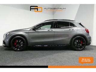 Mercedes-Benz GLA AMG 45 4MATIC Premium Plus / UNIEK / Panoramadak / AMG Performance sport-uitlaat / Stoelverwarming / Achteruitrijcamera / LED High Performance koplampen / Cruise Control / 20'' LMV / Rode remzadels