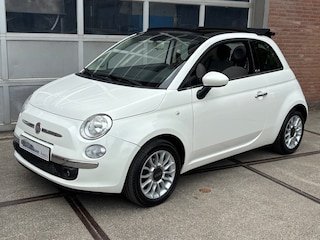 Fiat 500 1.2 Lounge,4 cil,AIRCO,LMV,HALF LEER,SPORT STOELEN,NIEUWSTAAT
