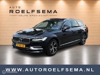 Volvo V90 2.0 T4 Inscription | Massage | Panoramadak | BLISS | Adaptive Cruise | Camera | Head Up | Trekhaak | Keyless | Harman Kardon | Geventileerde Stoelen