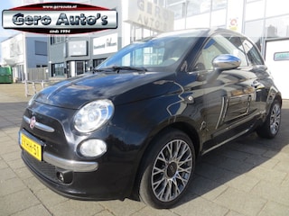 Fiat 500 By gucci 0.9 TwinAir Lounge cabriodak ! vol leder xenon airco ecc