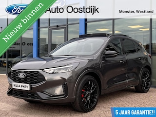 Ford Kuga 2.5 PHEV ST-Line X 243PK Black Pack €9.500,- Voorraadvoordeel! Elek. Trekhaak Panodak AGR Stoelen Adaptieve Cruise 2100KG Trekgewicht Winterpack Camera Blind-Spot Navi Climate B&O *Blue Cruise Optioneel*