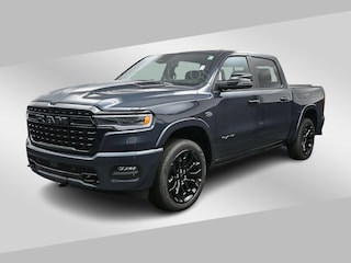 Dodge Ram LIMITED 2027 5.7 V8 HEMI | MAXIMAAL UITGERUST | NIEUWE KLEUR Forged Blue Metallic met Ebony Red interior seats | DUBBELE CABINE | 5 PERSOONS | DC | Allernieuwste Limited 2027 in nieuwe kleur Forged Blue  – volledig uitgerust met alle opties.