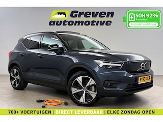 Volvo XC40 Recharge Twin Pro 78 kWh 408PK | Snelladen | SOH 92% | H/K | 360° | Pano | Memory | Carplay | Trekhaak | Virtual