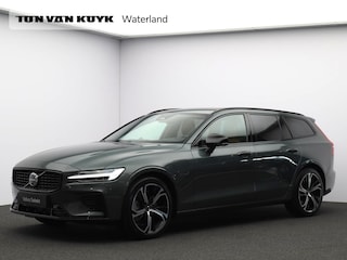 Volvo V60 2.0 T6 Plug-in hybrid AWD Ultra Dark / Head-Up Display / Bowers & Wilkins Audio / Stoelmassage / 360 camera / Pano. dak / Stoelventilatie / Elektr. stoelverstelling / Stoel-, stuur- & achterbankverwarming / BLIS