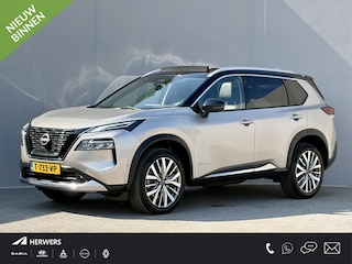 Nissan X-Trail 1.5 e-Power Tekna Plus / Dealer Onderhouden / Elektrisch Schuif/Kanteldak / Lederen Bekleding / BOSE Audio / HUD / Navigatie / Massagestoelen / Stoel- en Stuurverwarming / Elektrisch Verstelbare Voorstoelen Met Geheugenfunctie / Elektrische Achterklep / Verwarmde Voorruit / 360 Graden Camera / Apple Carplay/Android Auto /