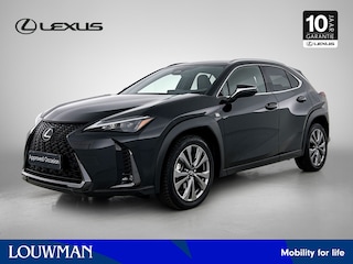 Lexus UX 300h F SPORT Design | BTW Voertuig | Stoel+stuurverwarming | Lederen bekleding | Blind Spot Monitor | Parkeersensoren voor+achter | Navigatie | Apple CarPlay/Android Auto | Cruise Control Adaptive | Achteruitrij