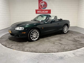 Mazda MX-5 Roadster, 1.6i Exclusive, ICONISCHE uitstraling, zeer netjes, Recente kap, Goede kleur,  glazen achterruit met verwarming!!