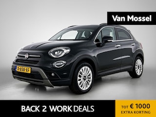 Fiat 500X 1.3 GSE Lounge | WORDT VERWACHT | AUTOMAAT | APPLE CARPLAY | ANDROID AUTO | ACHTERUITRIJCAMERA | RIJSTROOKHULP | KEYLESS | HALF-LEDER | ELEKTRISCH VERSTELBARE VOORSTOEL | AIRCO |