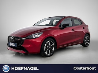 Mazda 2 1.5 SkyActiv-G 90 Homura Aka Automaat | Adaptive Cruise | Stoel/Stuurverwarming | 360 camera | HUD | Parkeersensoren