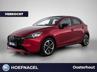 Mazda 2 1.5 SkyActiv-G 90 Homura Aka Automaat | Adaptive Cruise | Stoel/Stuurverwarming | 360 camera | HUD | Parkeersensoren