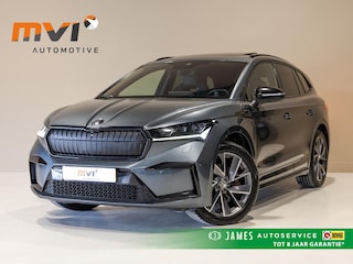 Skoda Enyaq iV 60 Founders Edition Black Sportline / 179pk / Panorama dak / Achteruitrij camera / Memory stoelen /