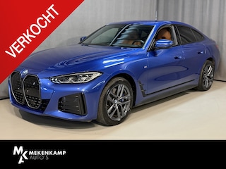 BMW i4 eDrive40 High Executive 84 kWh M Sport 18"/SOH 100%/Lederen M-stoelen + memory/Head-up/Adaptieve cruise/Adaptief M-onderstel/Sfeerverlichting/HiFi