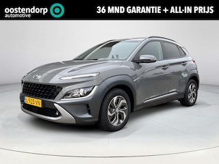 Hyundai Kona 1.6 GDI HEV Fashion Sky | SChuif- kanteldak | Trekhaak | Head-up display | Adaptieve cruise control | Dodehoekdetectie |