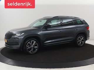 Skoda Kodiaq 1.5 TSI Sportline Business | Leder/alcantara | Memory | Cruise control | Stuur/stoel verwarming | Canton Sound | Carplay | Carplay | Camera | Park assist | Trekhaak | Elektrische achterklep
