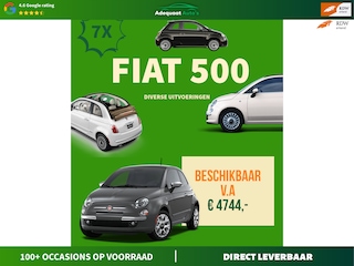Fiat 500 Meerdere Fiat 500 op voorraad