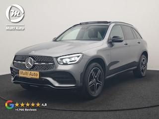 Mercedes-Benz GLC 300e 4MATIC Business Solution AMG PHEV 313pk Dealer O.H. | Trekhaak Af Fabriek | Panodak | Multi Beam LED | Alcantara Sportstoelen Verwarmd | Blis | Keyless | Sfeerverlichting | Apple Carplay | Navigatie | DAB | Cruise Control | Plug In Hybrid |