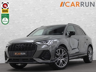 Audi Q3 35 TFSI S-Line | ACC | Trekhaak | Leder | Sportstoelen | Matrix-LED | Standkachel | Sfeerverlichting | Uniek Interieur | Carplay | 20 inch | Audi-Sound | Getint Glas | Lane-Assist | Stoelverwarming | Virtual-Cockpit | Dodehoek |