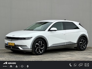 Hyundai Ioniq 5 Lounge 77.4 kWh / Dealer Onderhouden/ Accu SoH 99 % / WLTP 507 km / CCS Snel Laden / Lederen Bekleding / Stoelventilatie / Elektr. Voorstoelen / Elektrische Achterklep / Stuur-, Stoel- & Achterbankverwarming / Rondomzicht camera / Navi / Apple Carplay & Android Auto / 19" LM wielen / Winterwielenset /