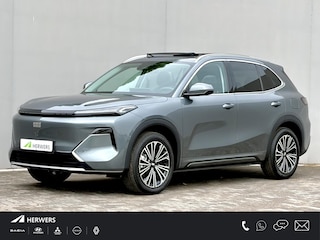 Geely Starray EM-i 1.5 Max+ / 29,8 kWh / 136km WLTP / max 1055km Actieradius / PHEV / Plug-in / Fabrieksgarantie tot 07-2034 / Stoelverwarming voor en achter / Stoelmassage / Schuif-kantel dak / Stoelventilatie / Stuurverwarming / Elektrisch verstelbare stoelen / Elektrische achterklep / Adaptieve cruise control / Apple Carplay/Android Auto / Navigatie /