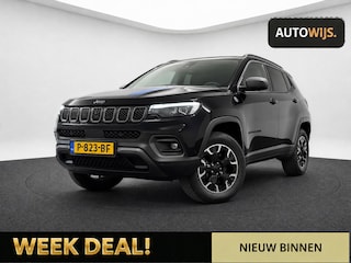Jeep Compass 4xe 240 Plug-in Hybrid Electric Trailhawk|LEDER|TREKHAAK|CAMERA|DEALER ONDERHOUDEN