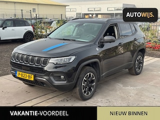 Jeep Compass 4xe 240 Plug-in Hybrid Electric Trailhawk|LEDER|TREKHAAK|CAMERA|DEALER ONDERHOUDEN