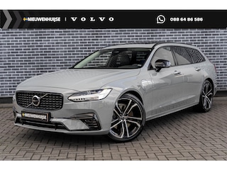 Volvo V90 2.0 T6 Plug-in Hybrid AWD Plus Dark | PHEV | Trekhaak | Luchtvering | Panoramadak | Harman Kardon Audio | Nappaleder | Stoelventilatie | Achteruitrijcamera | Parkeersensoren | Keyless Entry | Elektrische Achterklep | Elektrisch Verstelbare Voorstoelen | Stoelverwarming voor en achter | Google Navigatie | Apple Carplay | Android Auto