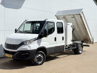 Iveco Daily 35C16 3.0 Dubbele Cabine Kipper Dubbellucht 3,5t Trekhaak 6 Stoelen Airco Cruise Control Benne Tipper