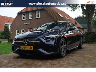 Mercedes-Benz C-klasse 300 e AMG Line Limited Aut. | AMG-Pakket | Panorama | Luxe leder | Stoelverwarming | Carbon | Lederen Dash
