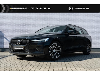 Volvo V60 2.0 T6 Plug-in hybrid AWD Plus Dark | Sportstoelen | Trekhaak | Harman Kardon Audio | 360 Camera | Elektrisch Verstelbare Voorstoelen | Adaptive Cruise Control | Keyless |