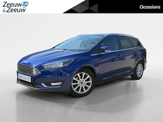 Ford Focus Wagon 1.0 Titanium 125 pk | Airco | Navigatie | LM Velgen | Dealer onderhouden!