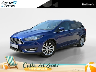 Ford Focus Wagon 1.0 Titanium 125 pk | Airco | Navigatie | LM Velgen | Dealer onderhouden!