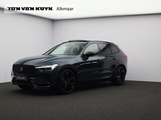 Volvo XC60 T6 AWD Plug-in hybrid Ultra Black Edition / Trekhaak / Luchtvering / Privacy glass / Harman Kardon / 360 camera / Stoel+stuur+achterbankverwarming