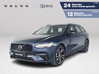 Volvo V90 T8 Plug-in hybrid AWD Ultra Dark | Panoramadak | 360° camera | Bowers & Wilkins | Luchtvering | Stoelventilatie | Stoel- en Stuurverwarming | Trekhaak
