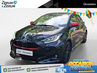 Toyota Yaris 1.5 Hybrid Executive Apple Carplay/Android Auto, Autonomous Emergency Braking, cruise control adaptief, dodehoek detectie, electronic climate control, kunstlederen/stof bekleding, LED koplampen, lichtmetalen velgen 17", voorstoelen verwarmd