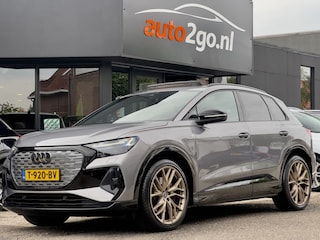 Audi Q4 50 QUATTRO 3X S-LINE COMPETITION-EDITION 77 KWH/300PK SOH 92.47% LEDER PANODAK NAVI CAMERA DIGI-DASH APPLE-CARPLAY LED 20INCHE