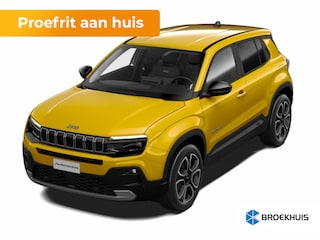 Jeep Avenger 1.2 e-Hybrid Summit Adaptieve Cruise | Climate Control | Camera | 18" Lichtmetaal | Leder/Stof | Carplay | Parkeersensoren Rondom | Achteruitrijcamera | Airco (automatisch) | Apple Carplay/Android Auto|telefoonintegratie premium