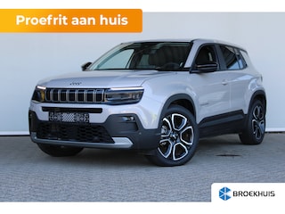 Jeep Avenger 1.2 e-Hybrid Summit Adaptieve Cruise | Climate Control | Camera | 18" Lichtmetaal | Leder/Stof | Carplay | Parkeersensoren Rondom | Achteruitrijcamera | Airco (automatisch) | Apple Carplay/Android Auto|telefoonintegratie premium