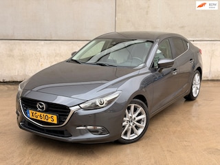 Mazda 3 Sedan 2.0 SkyActiv-G Leder HUD 18' Camera Keyless Navi Cruise Clima